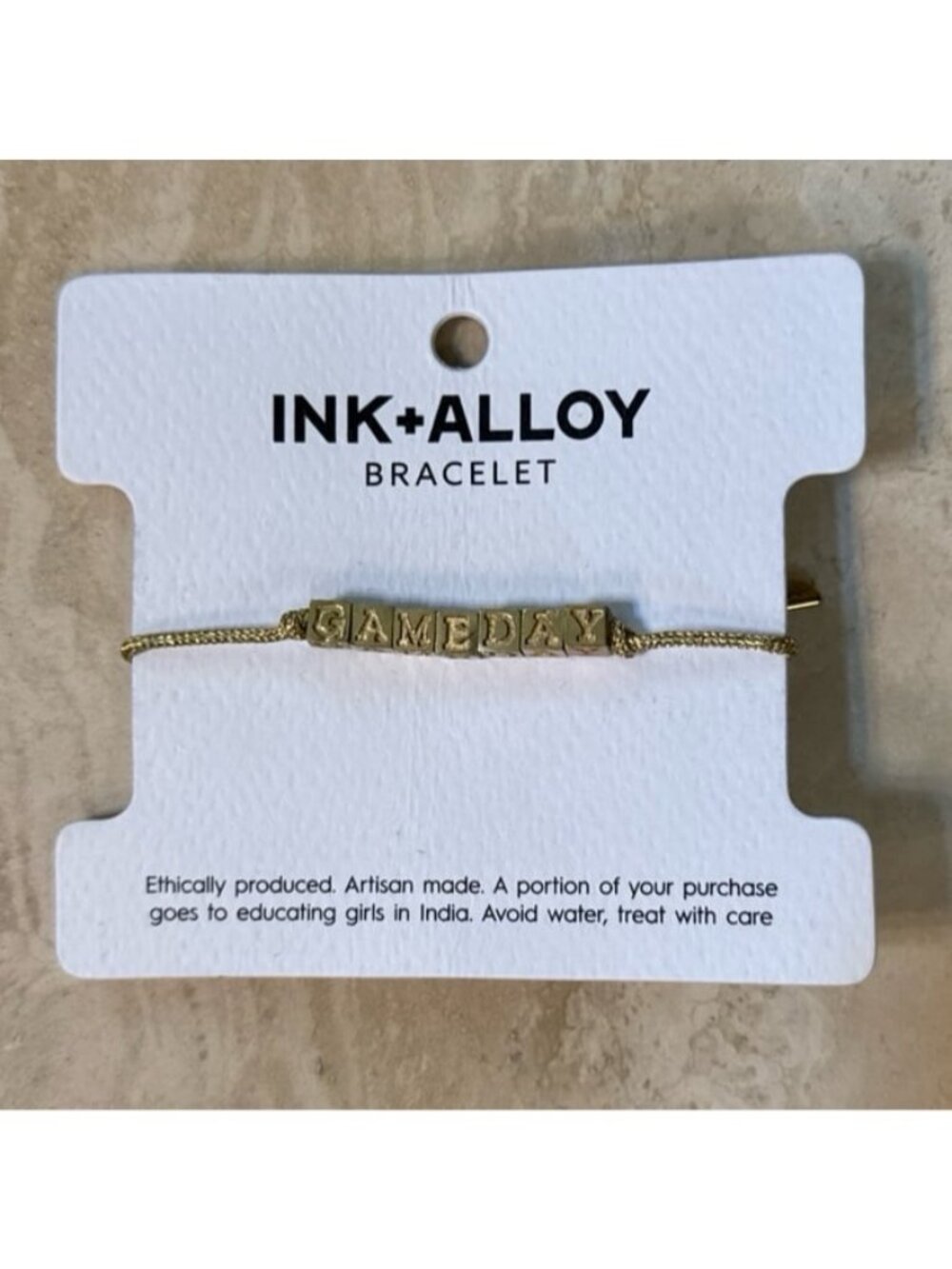 Ink + Alloy Goldie Game Day Bracelet (NEW)